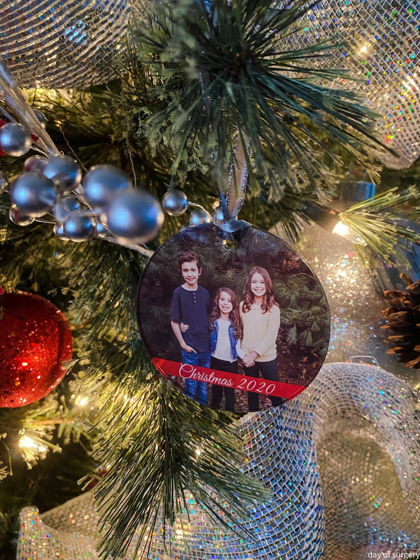 Add YOUR Photo Ornament - Shatterproof Acrylic Ornament - - Endlessly Trendy Boutique