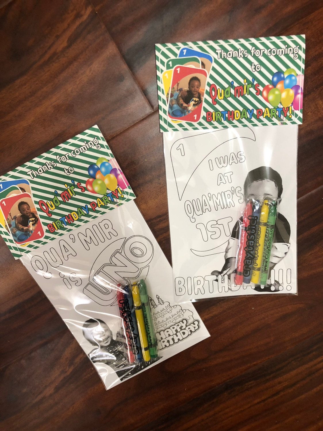 Jungle and Zoo Theme OR Any Theme YOUR child - Personalized Birthday Party Favors Set of 10 - - Endlessly Trendy Boutique