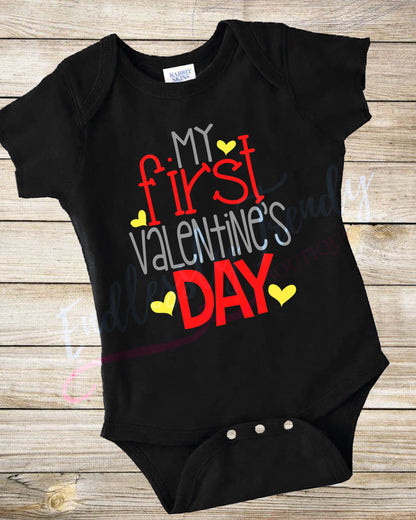 My First Valentine's Day Bodysuit - - Endlessly Trendy Boutique