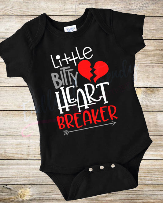 Little Bitty Heart Breaker Onesie® - - Endlessly Trendy Boutique