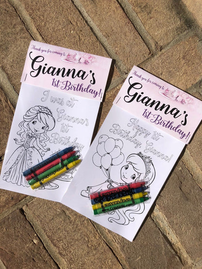 Jungle and Zoo Theme OR Any Theme YOUR child - Personalized Birthday Party Favors Set of 10 - - Endlessly Trendy Boutique