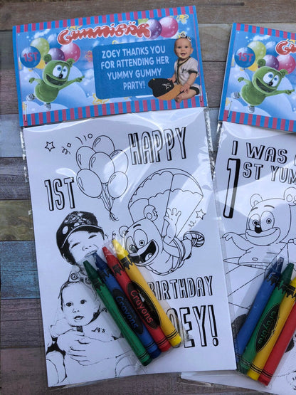 Jungle and Zoo Theme OR Any Theme YOUR child - Personalized Birthday Party Favors Set of 10 - - Endlessly Trendy Boutique