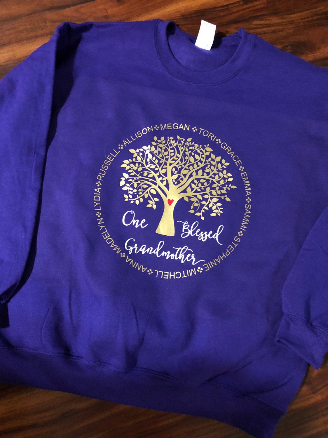 One Blessed Grandmother Tee or Sweater - - Endlessly Trendy Boutique